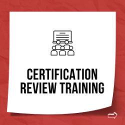 Picture of Certification Review Training