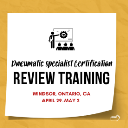 Picture of In-Person Pneumatic Specialist Review Training  - Windsor, Ontario - Canada (4/29 - 5/3/24) 
