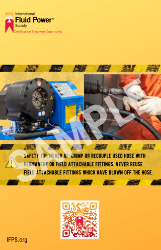 Picture of Never Mix Fittings Safety Poster 
