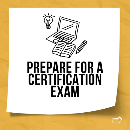 Picture for category Prepare for a Certification Exam